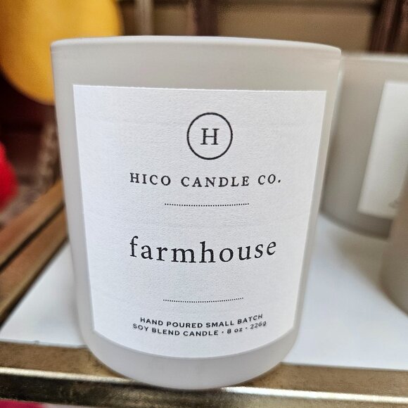 Hico Candle Company scented candles Farmhouse scent - Picture 1 of 2